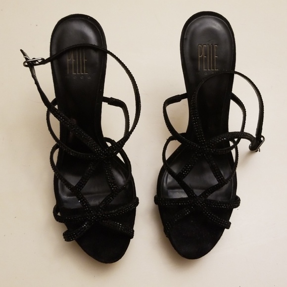 PELLE Moda black shoes 5" heel sz 8.5 M - Picture 5 of 5